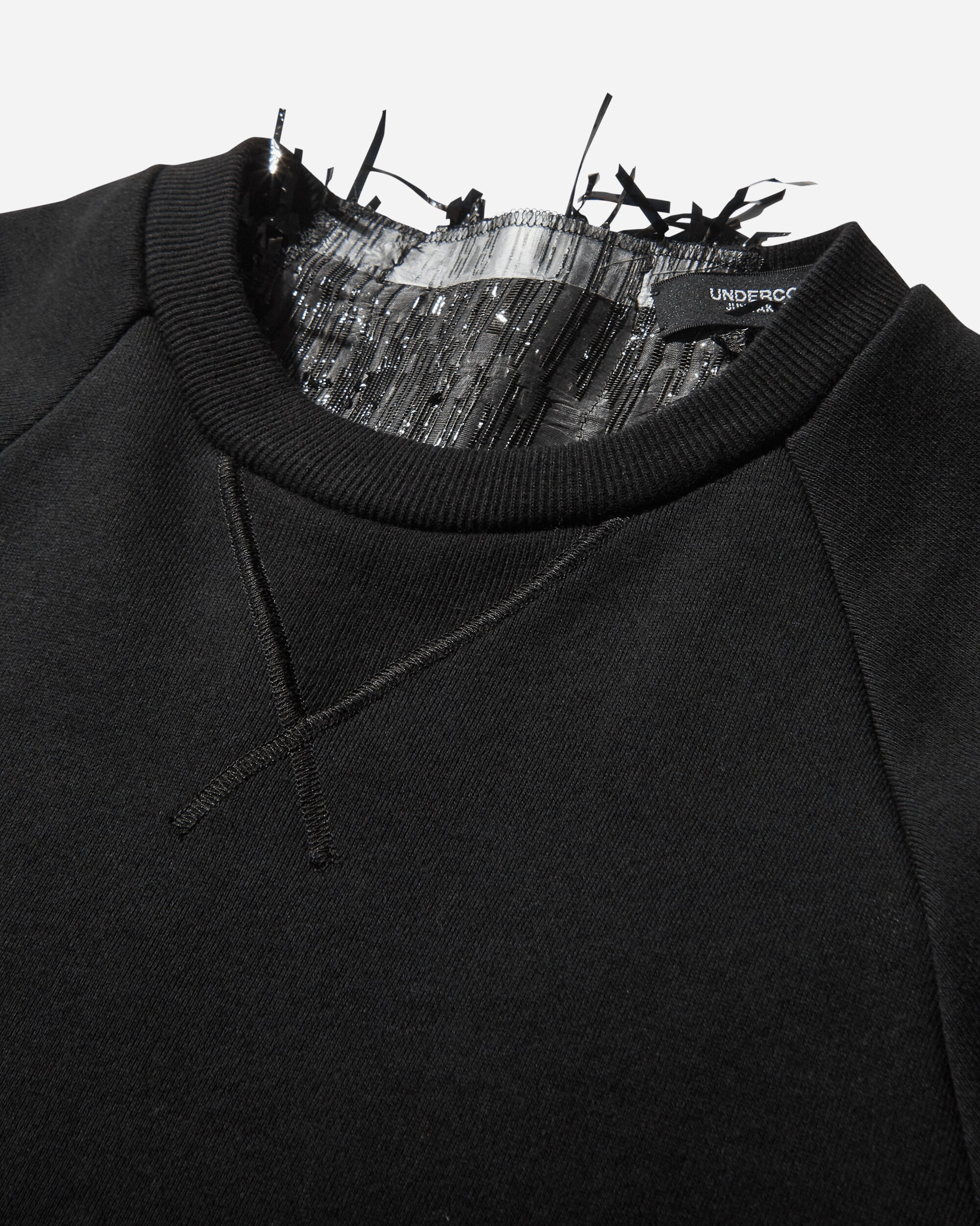 Cotton Sweat Dress Black - 3