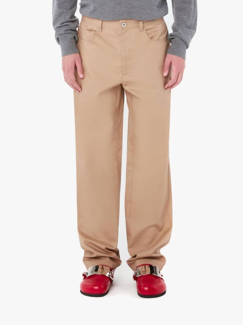 JW Anderson 5-POCKET WORKWEAR CHINO TROUSERS outlook