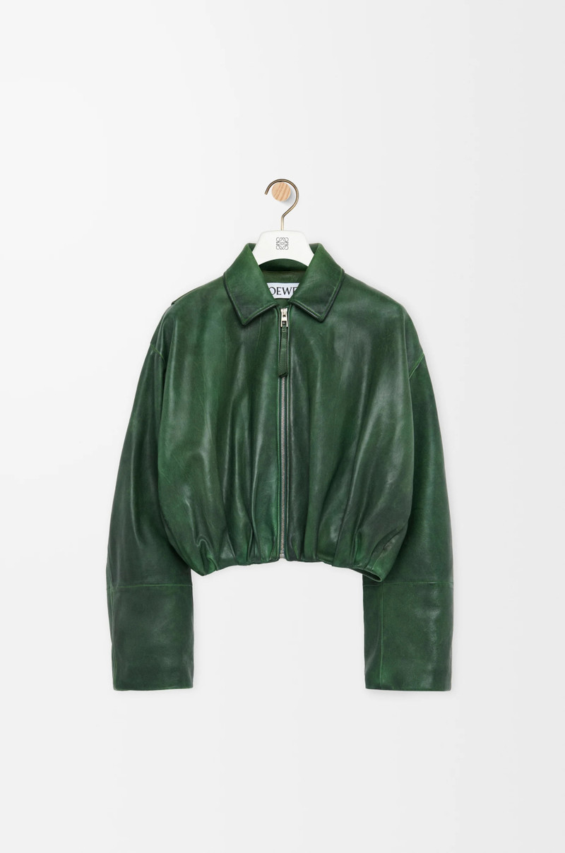 Draped jacket in nappa lambskin 1