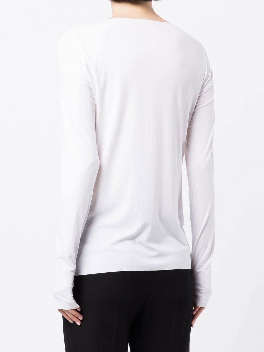 crew neck long-sleeved jumper - 4