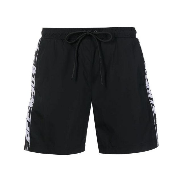 Logo tape black Swimshorts - 1