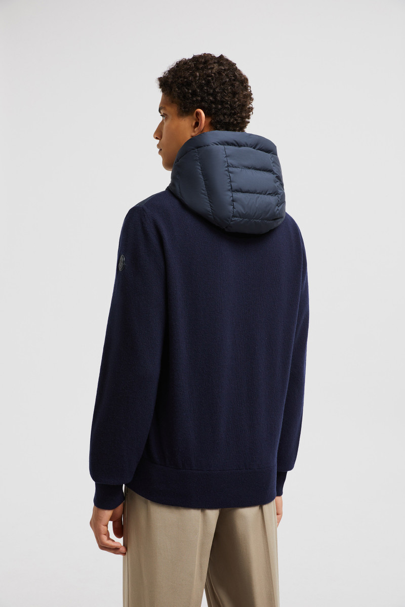 Wool & Cashmere Padded Zip-Up Hoodie 5