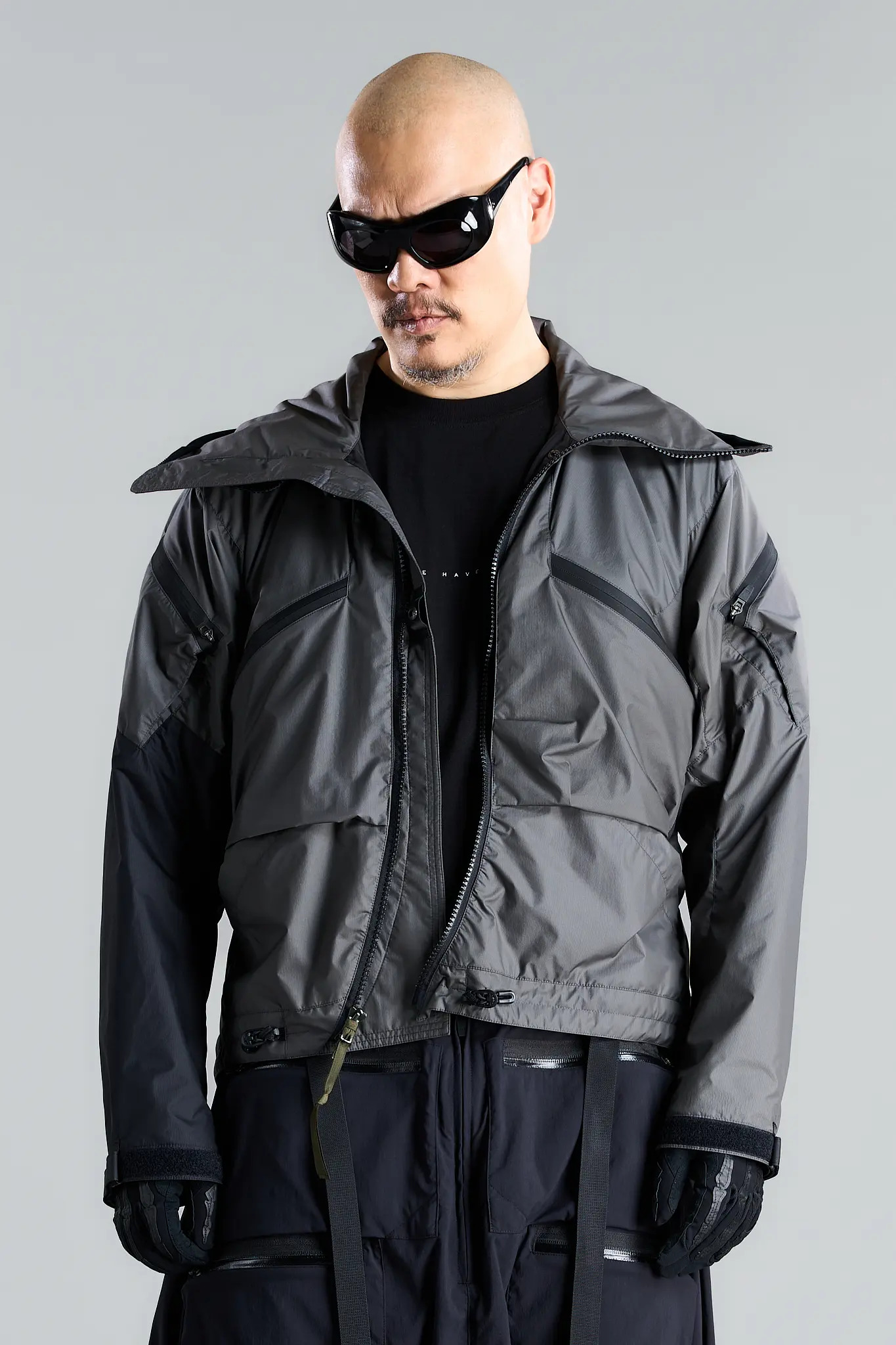J104U-WS 2L Windstopper® Jacket Gray/Black - 2
