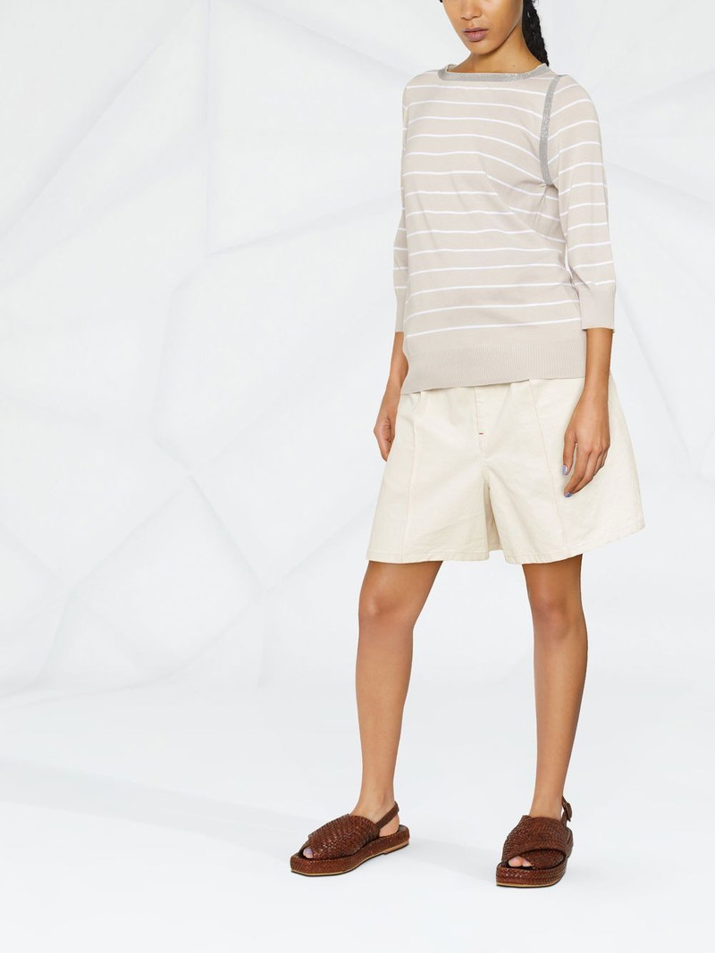 stripe-print cotton jumper 3