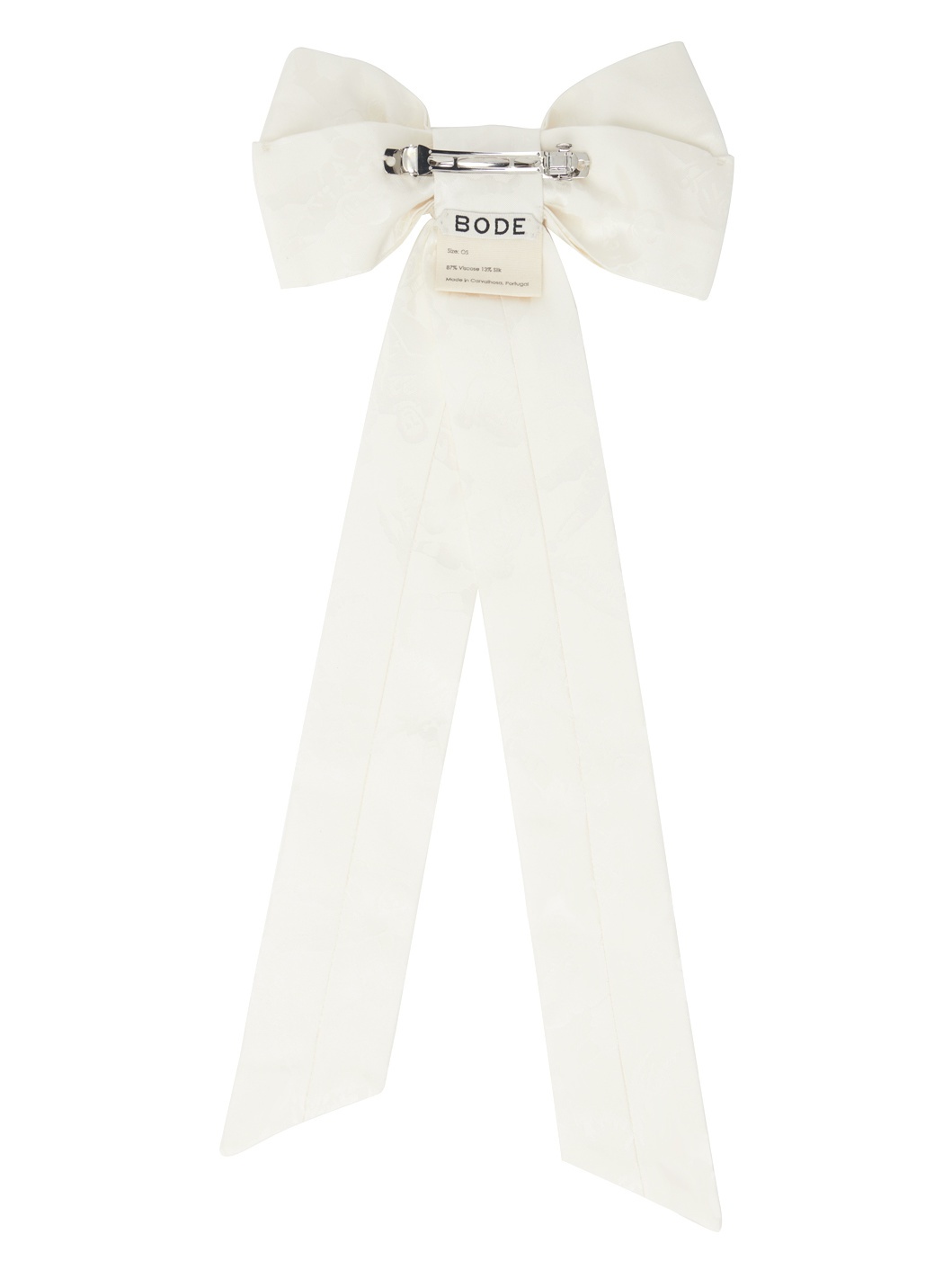 Off-White Football Jacquard Bow Hair Clip - 2