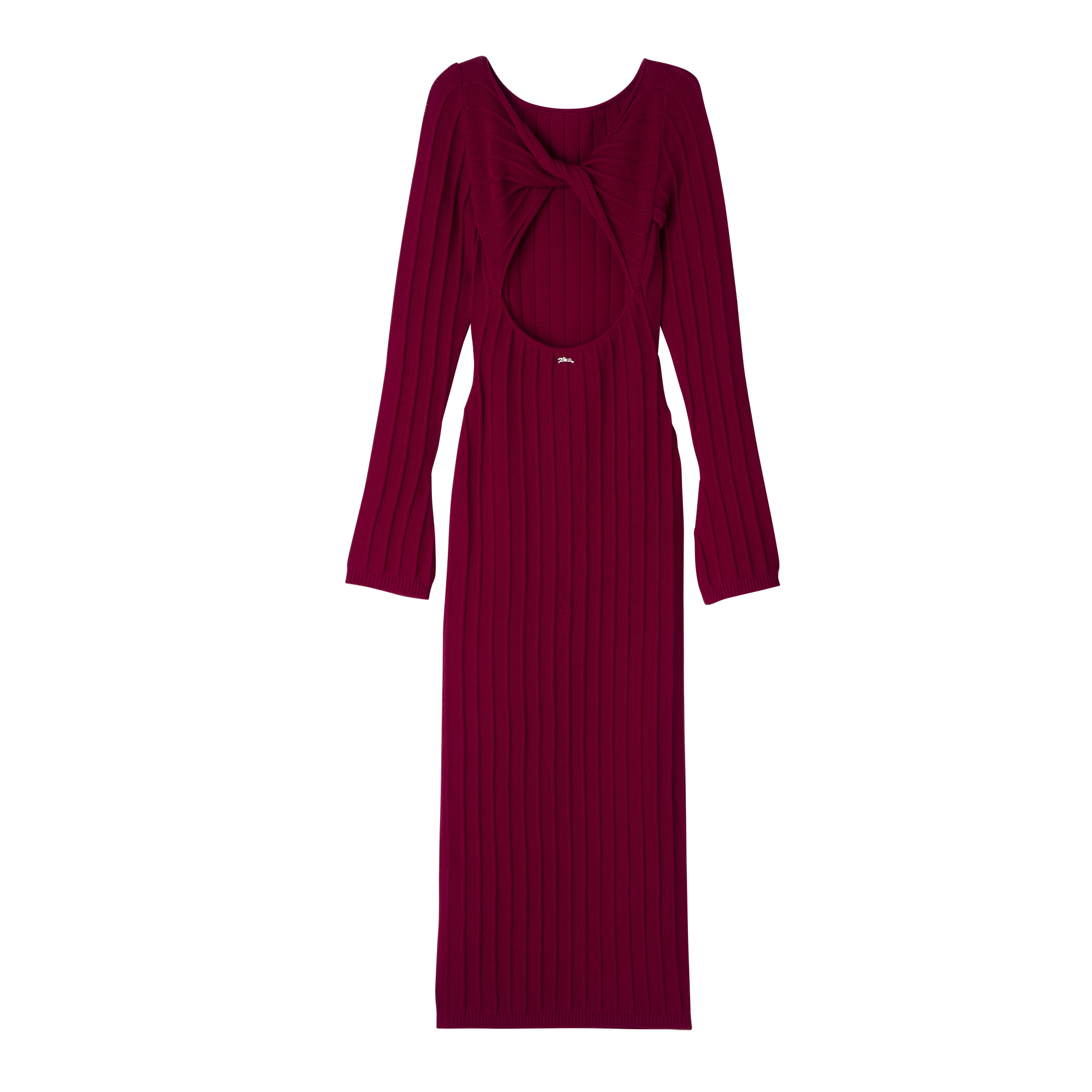 Long dress Beetroot - Knit - 3