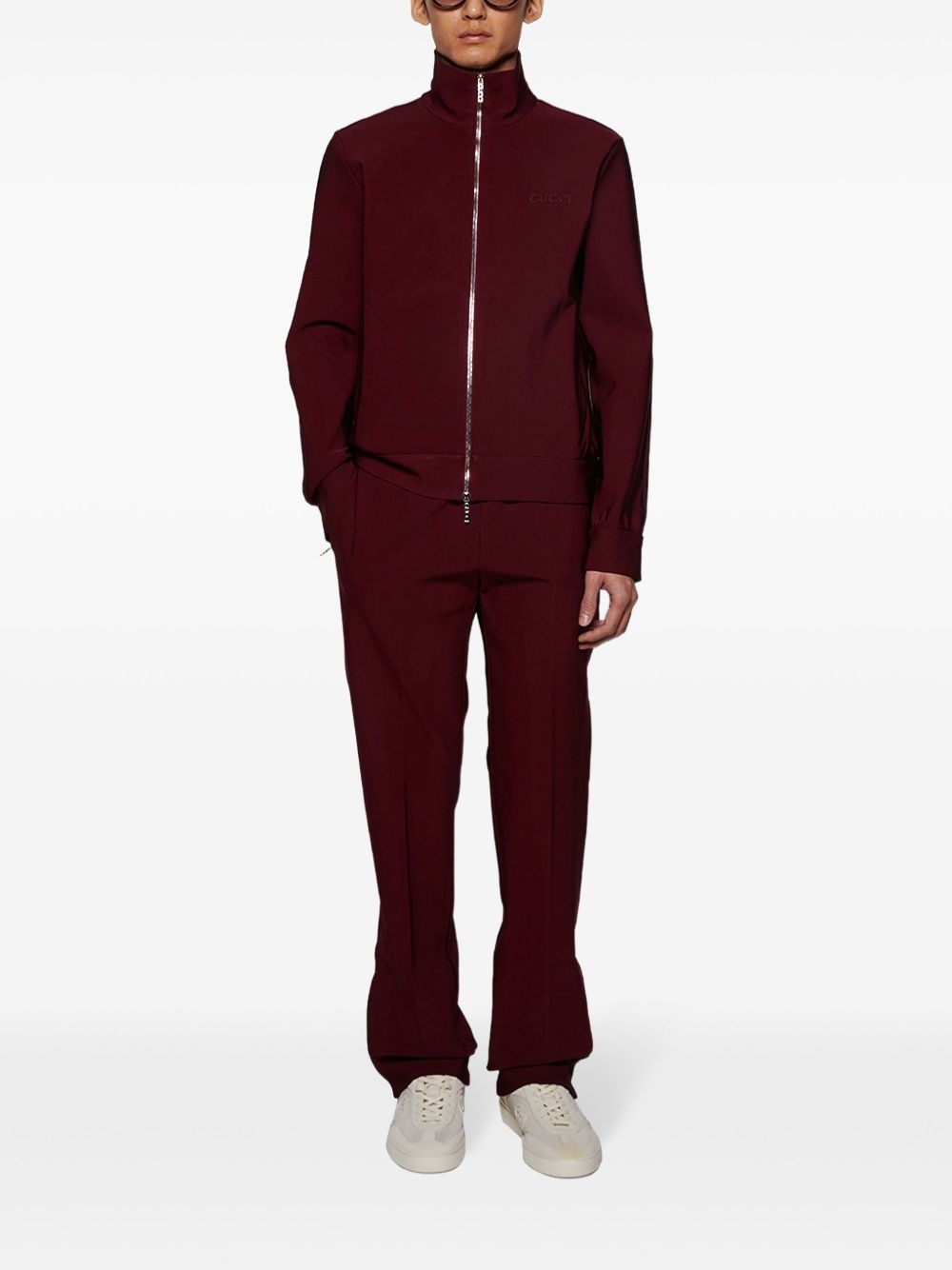 zip-front track jacket - 2