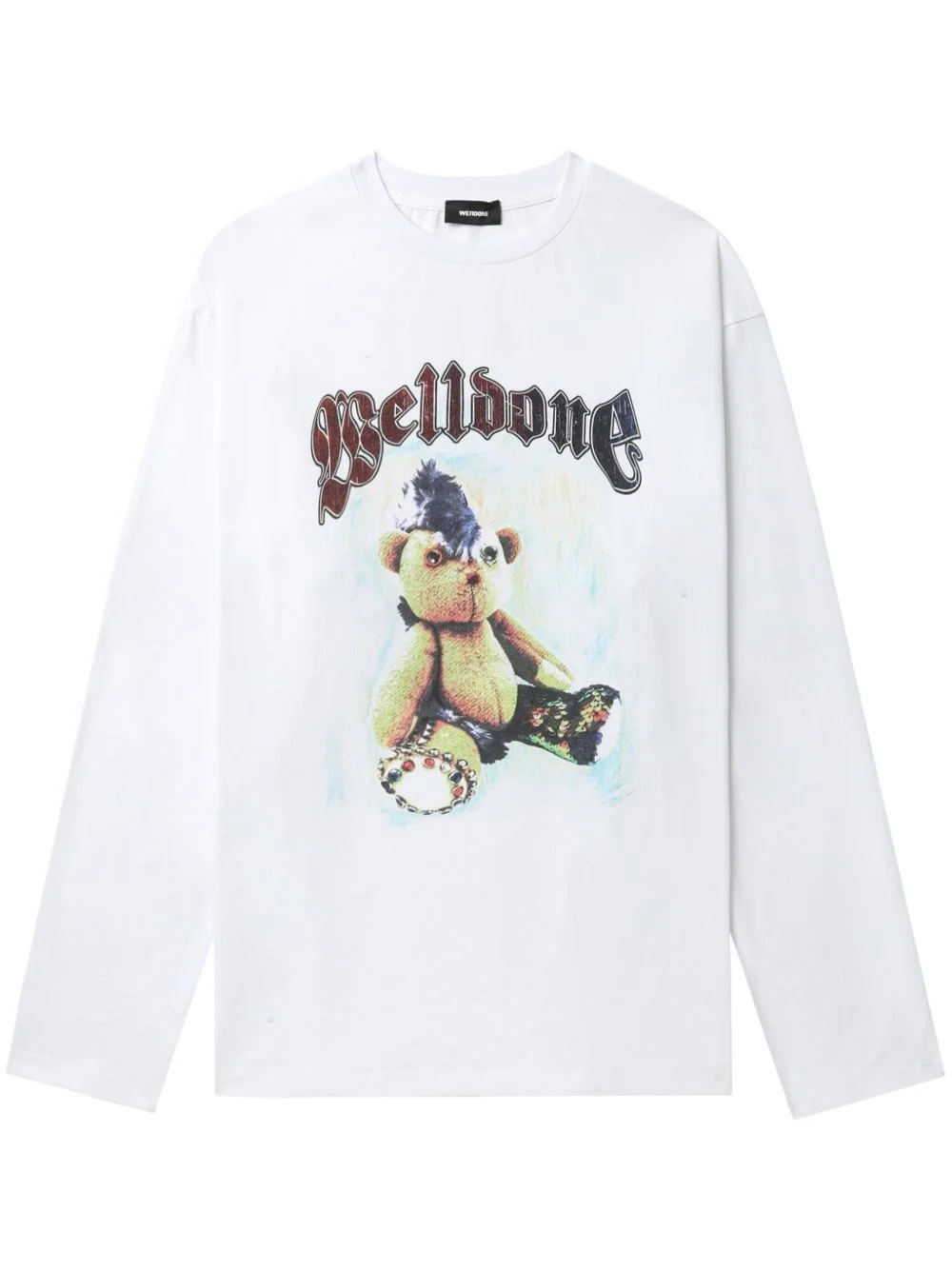 Bear-print sweatshirt - 1