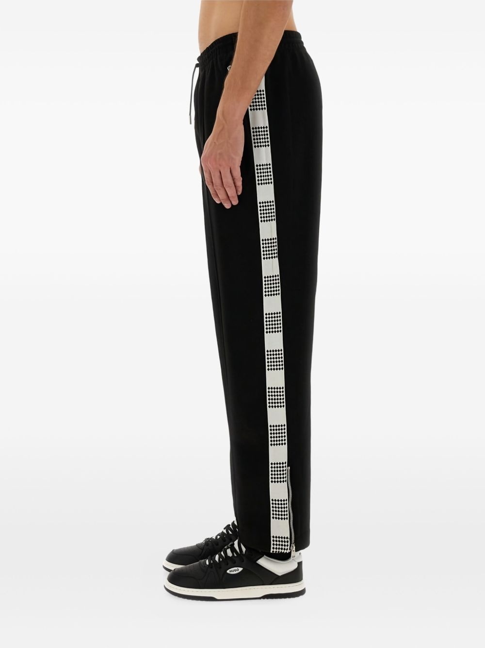 tape-detail track pants - 3