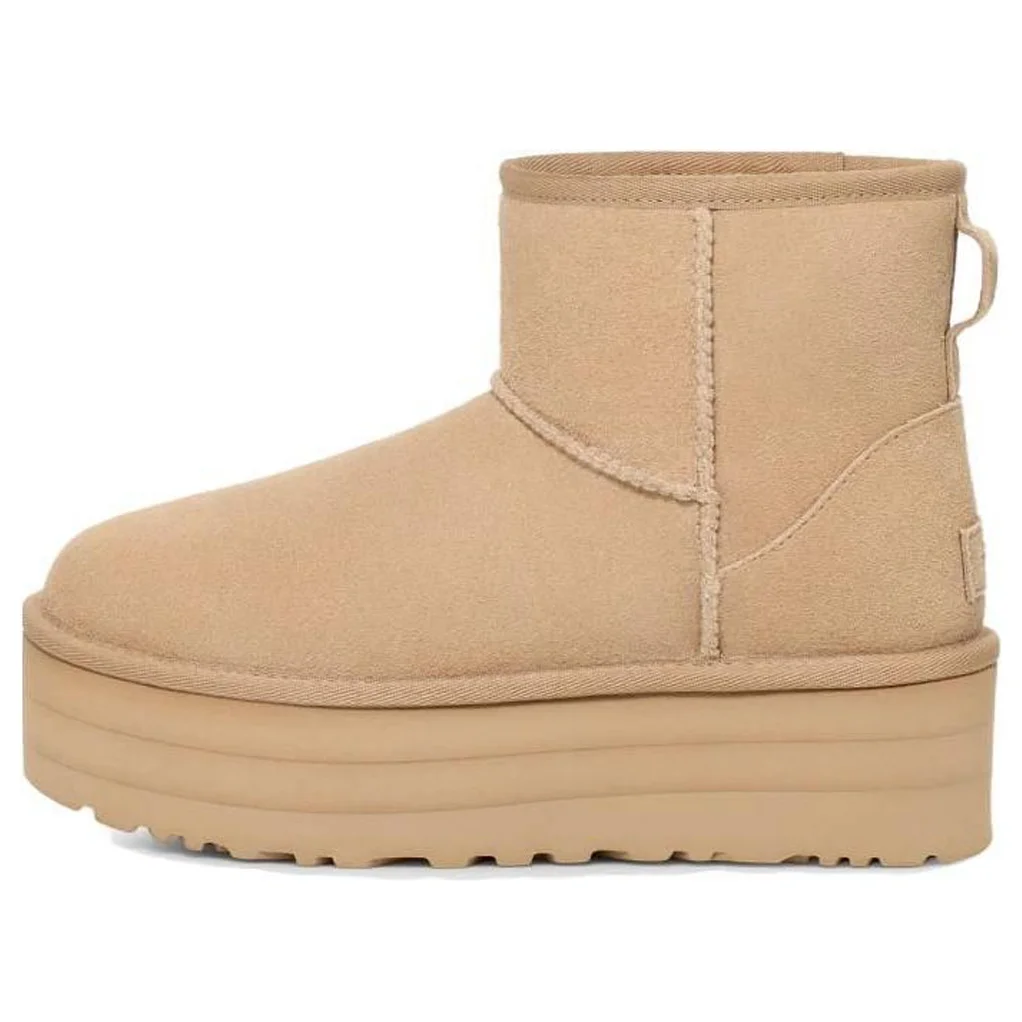 (WMNS) UGG Classic Mini Platform 'Mustard Seed' 1134991-MDSD - 1