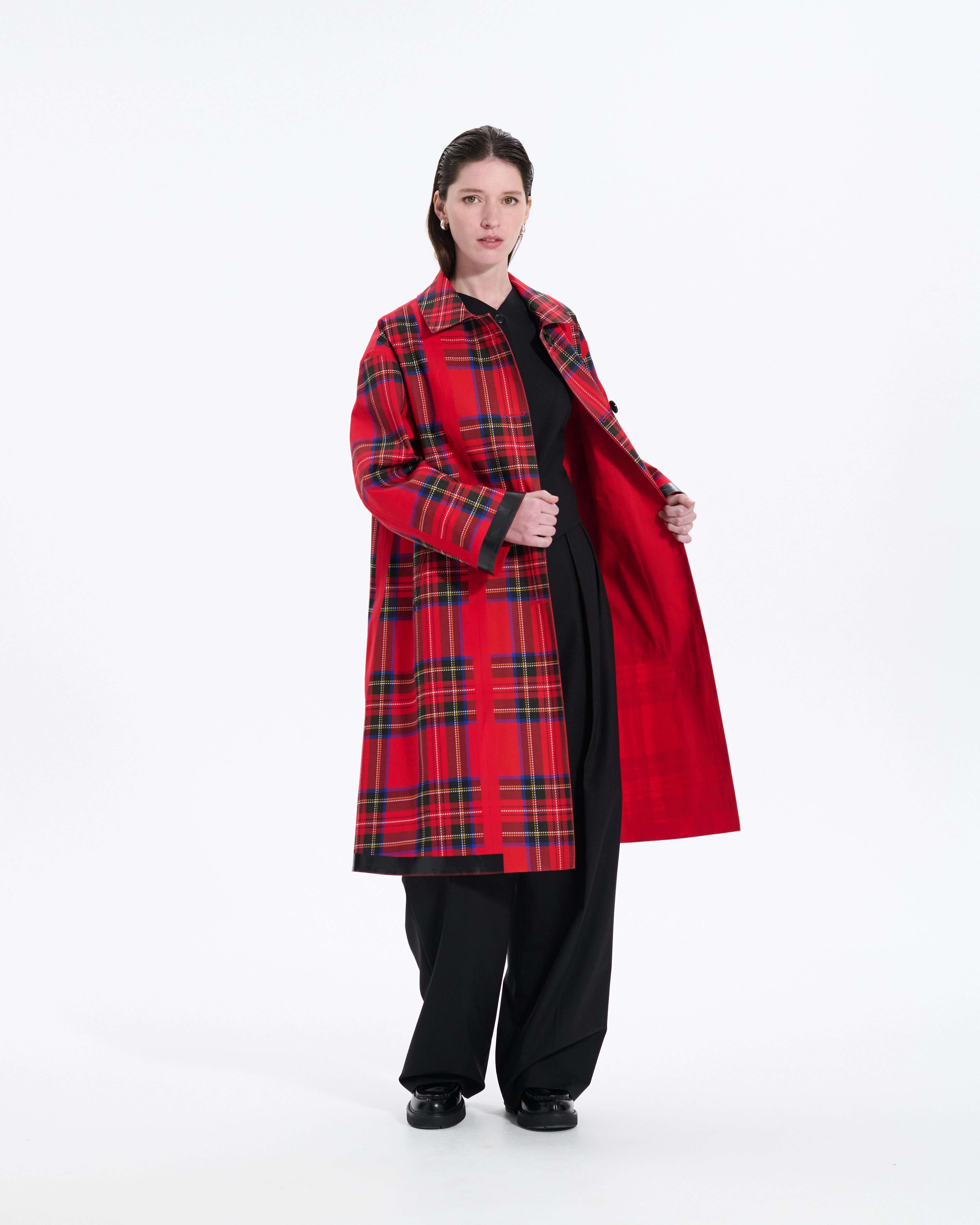 Maree Reversible Rubberised Coat - 6