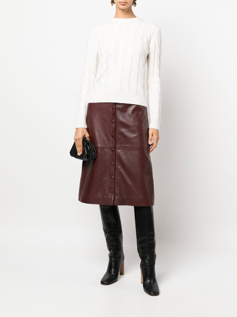 Max Mara cable-knit cashmere jumper outlook