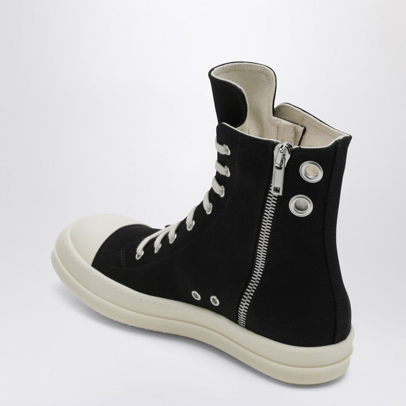 Drkshdw Black Denim Sneakers With Eyelets Men - 2