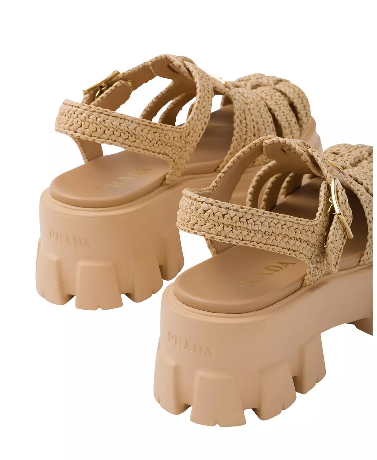 Women's Monolith Crochet Cage Sandals - 7
