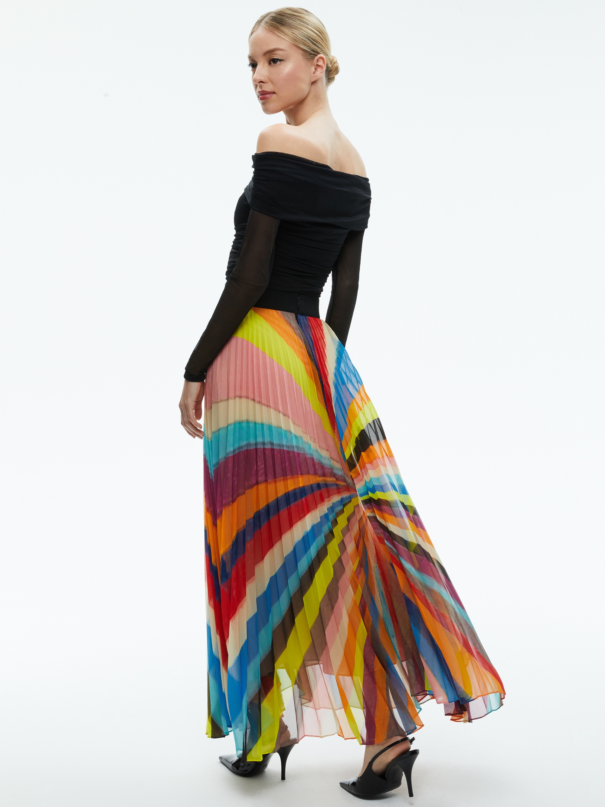 KATZ MAXI PLEATED SKIRT - 4