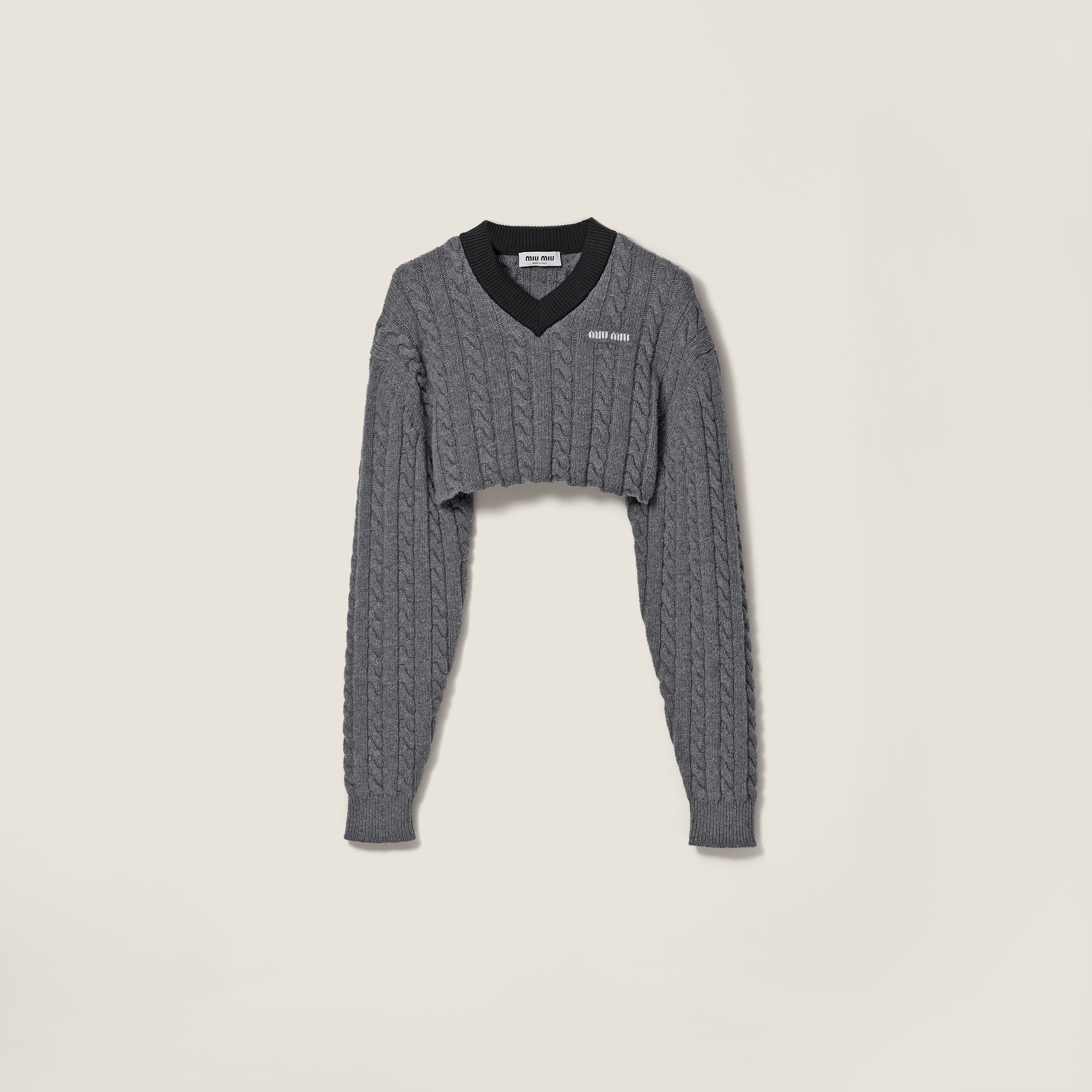 Wool and cotton sweater - 1