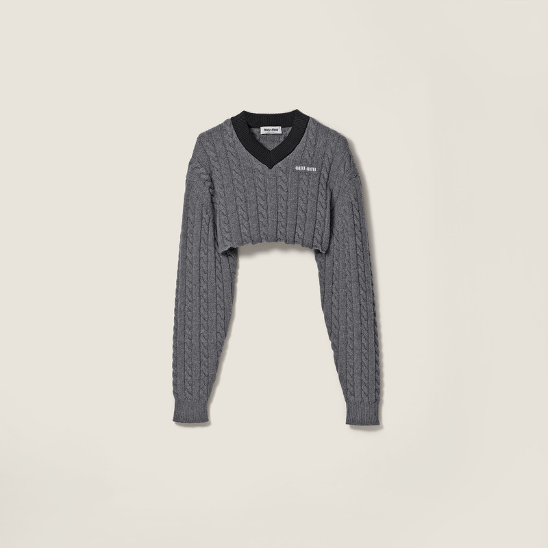 Wool and cotton sweater 1