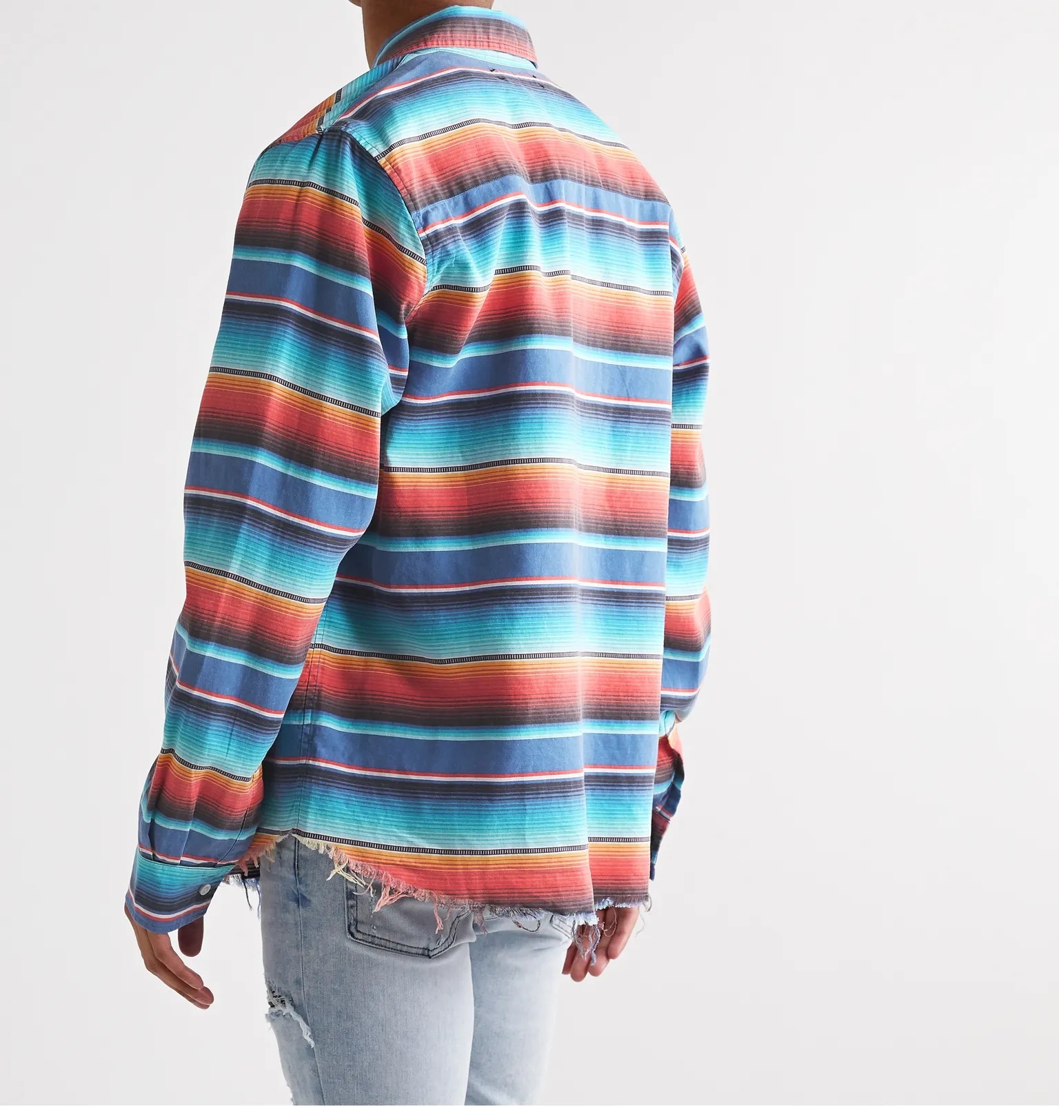 Baja Striped Cotton Shirt - 4