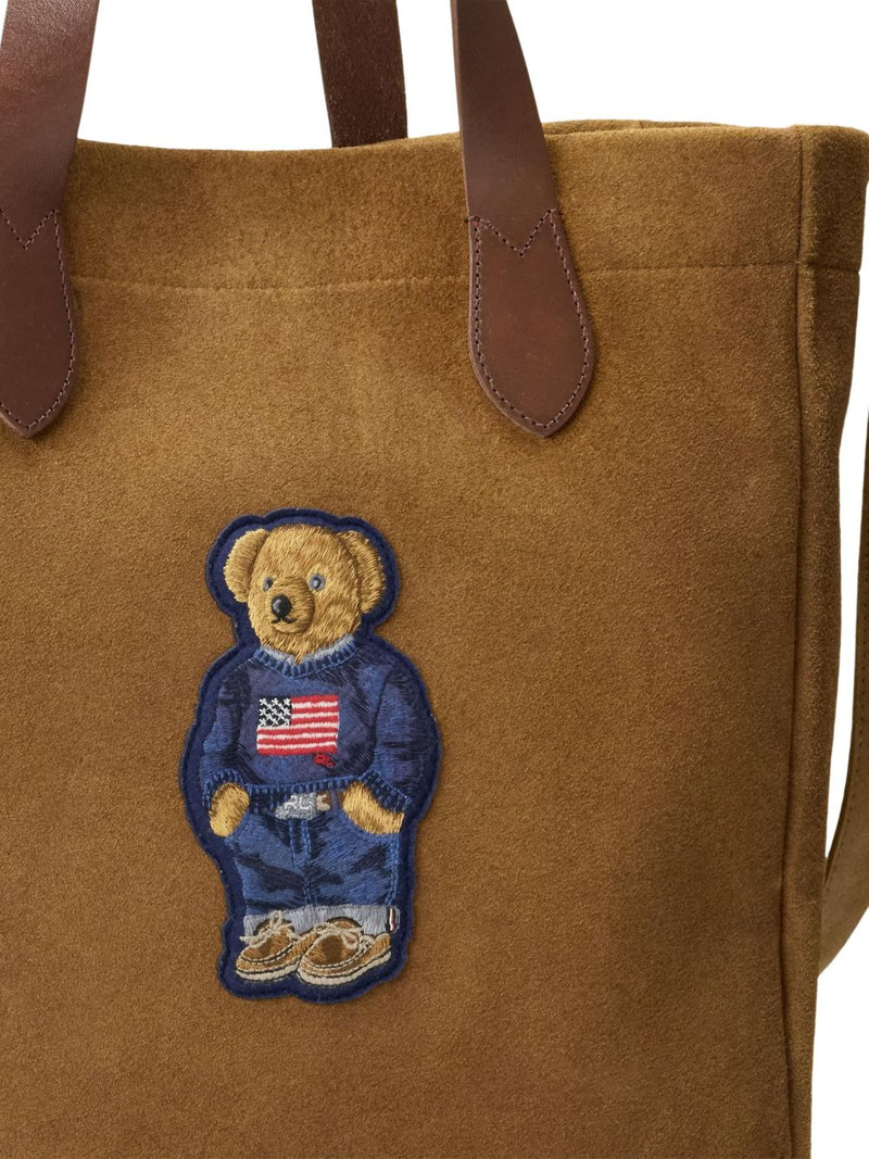 bear-embroidered tote bag 5