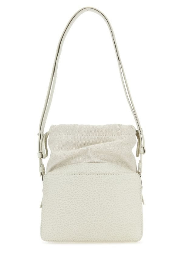 Sand leather and fabric 5AC bucket bag - 3