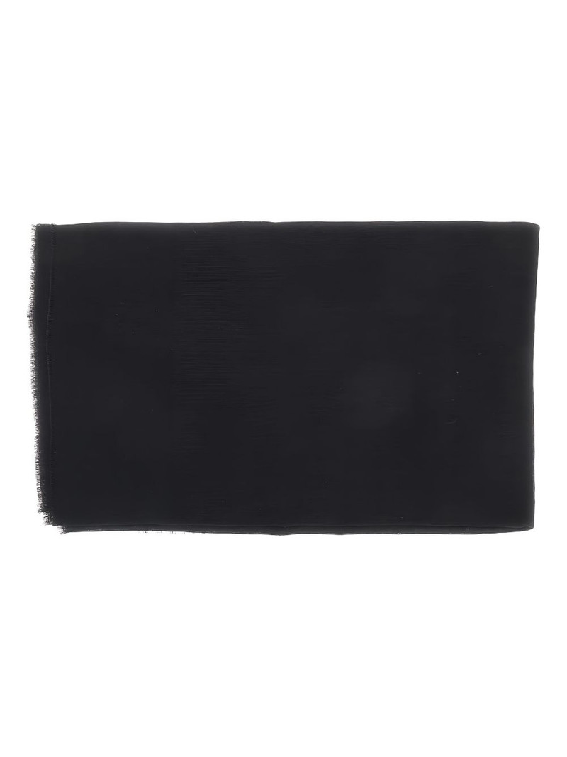 EMPORIO ARMANI frayed scarf outlook