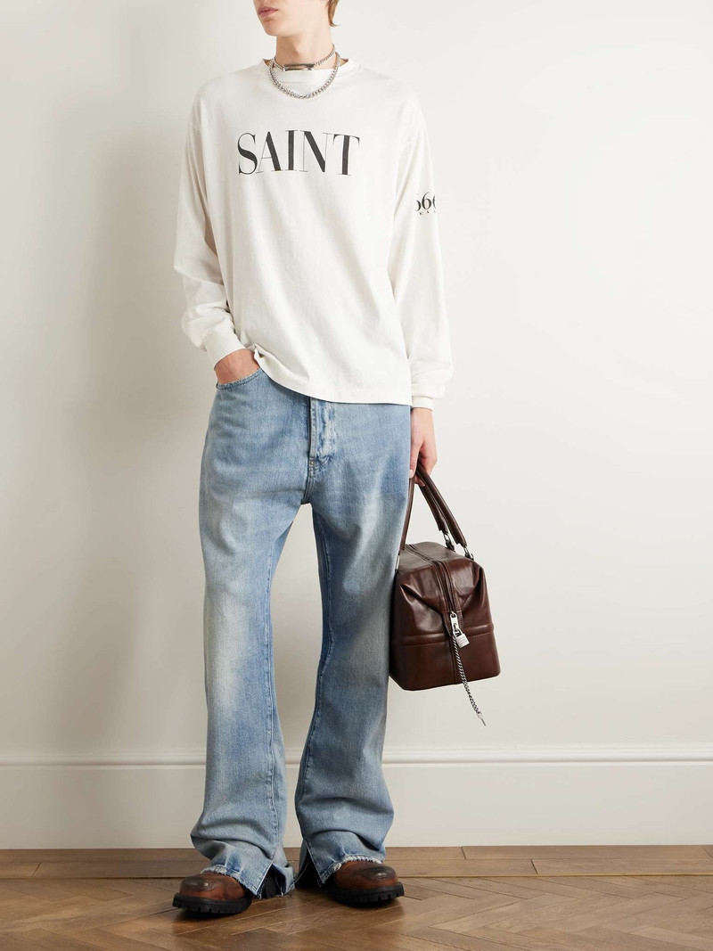 SAINT M×××××× Logo-Print Cotton-Jersey T-Shirt outlook