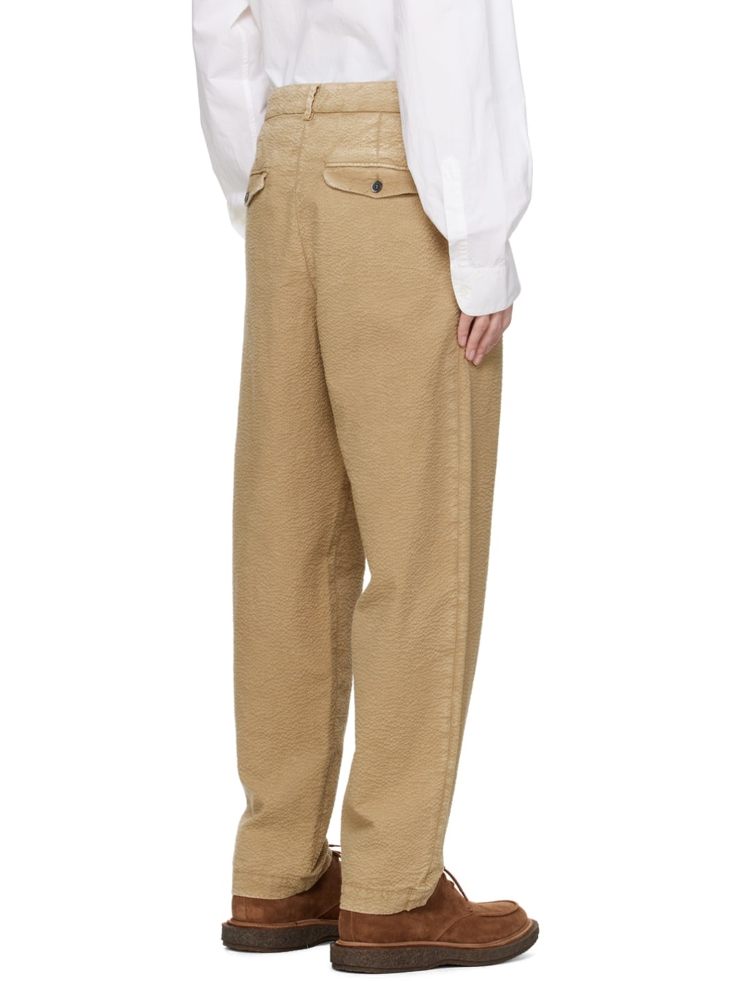 Beige Canasta Fronda Trousers - 3