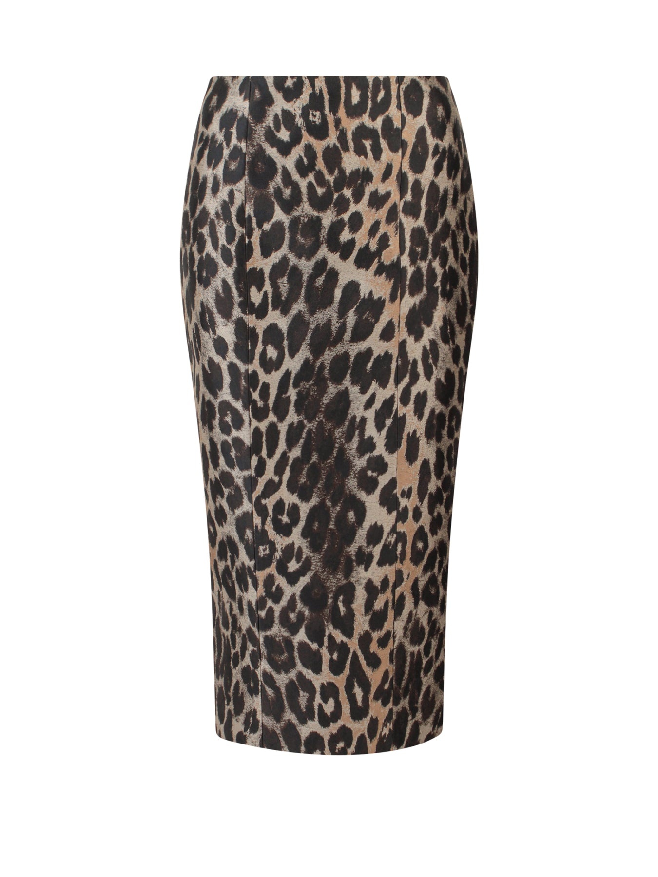 Longuette skirt with animalier print - 1