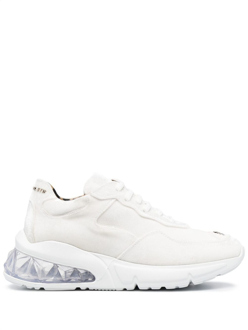 Runner velvet trainers 1
