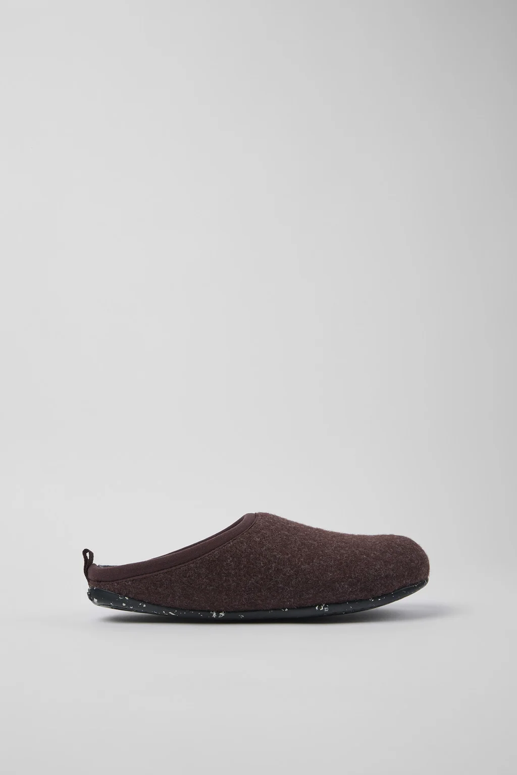 Wabi Burgundy Textile Slippers for Women. - 1