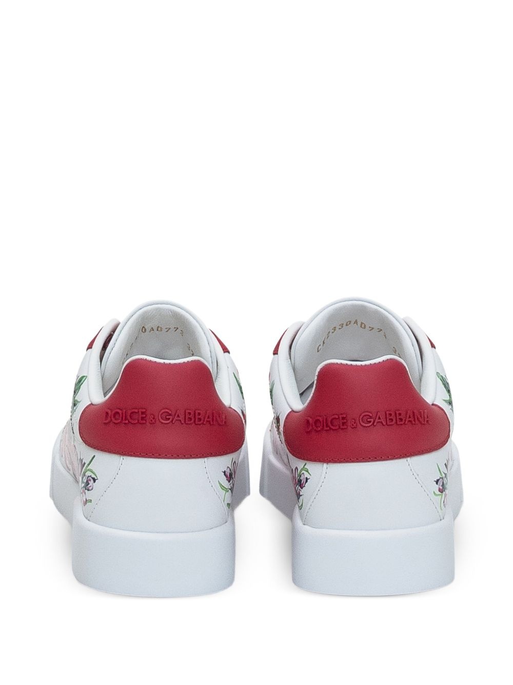 floral-print sneakers - 3