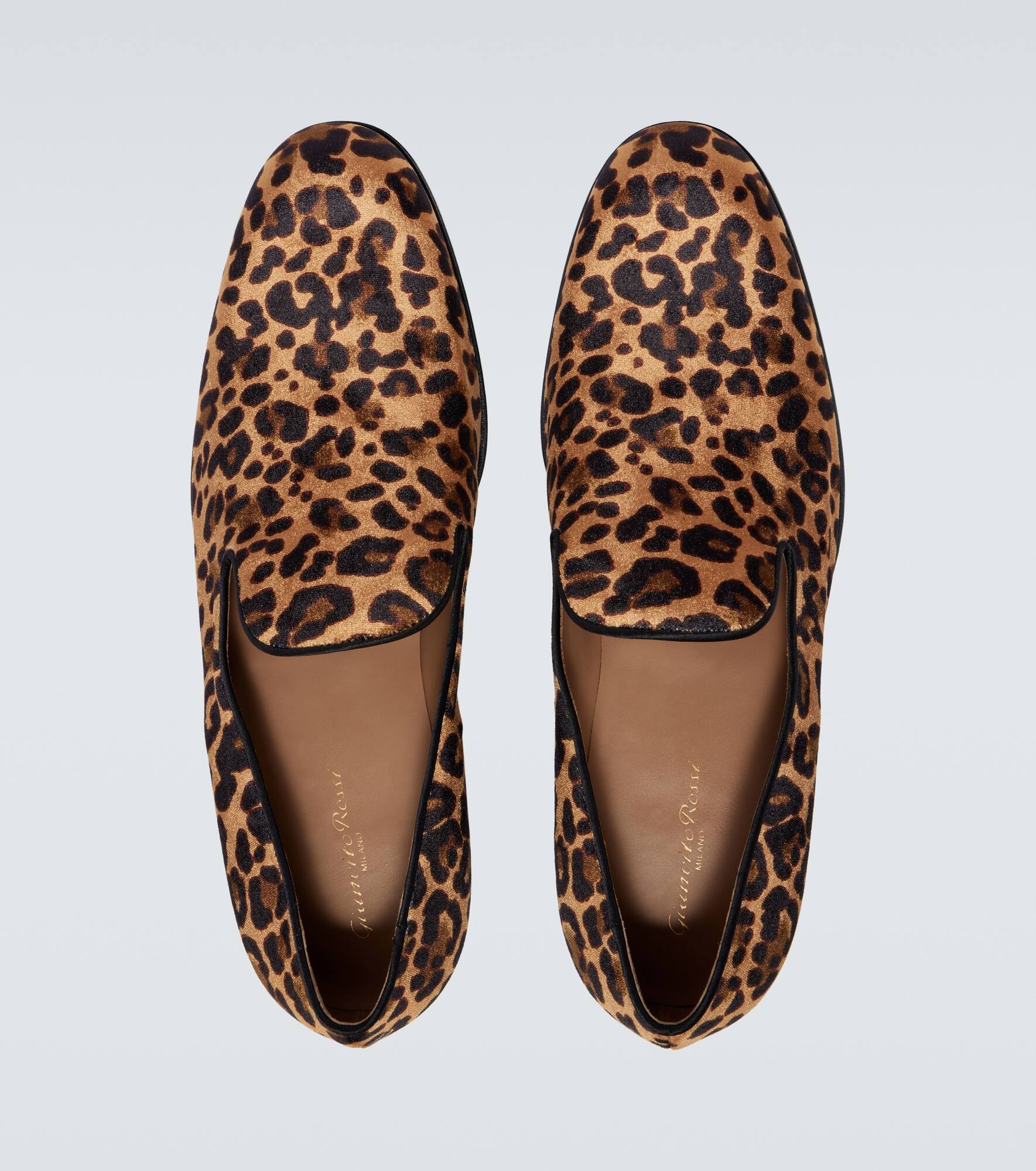 Leopard-print loafers - 4