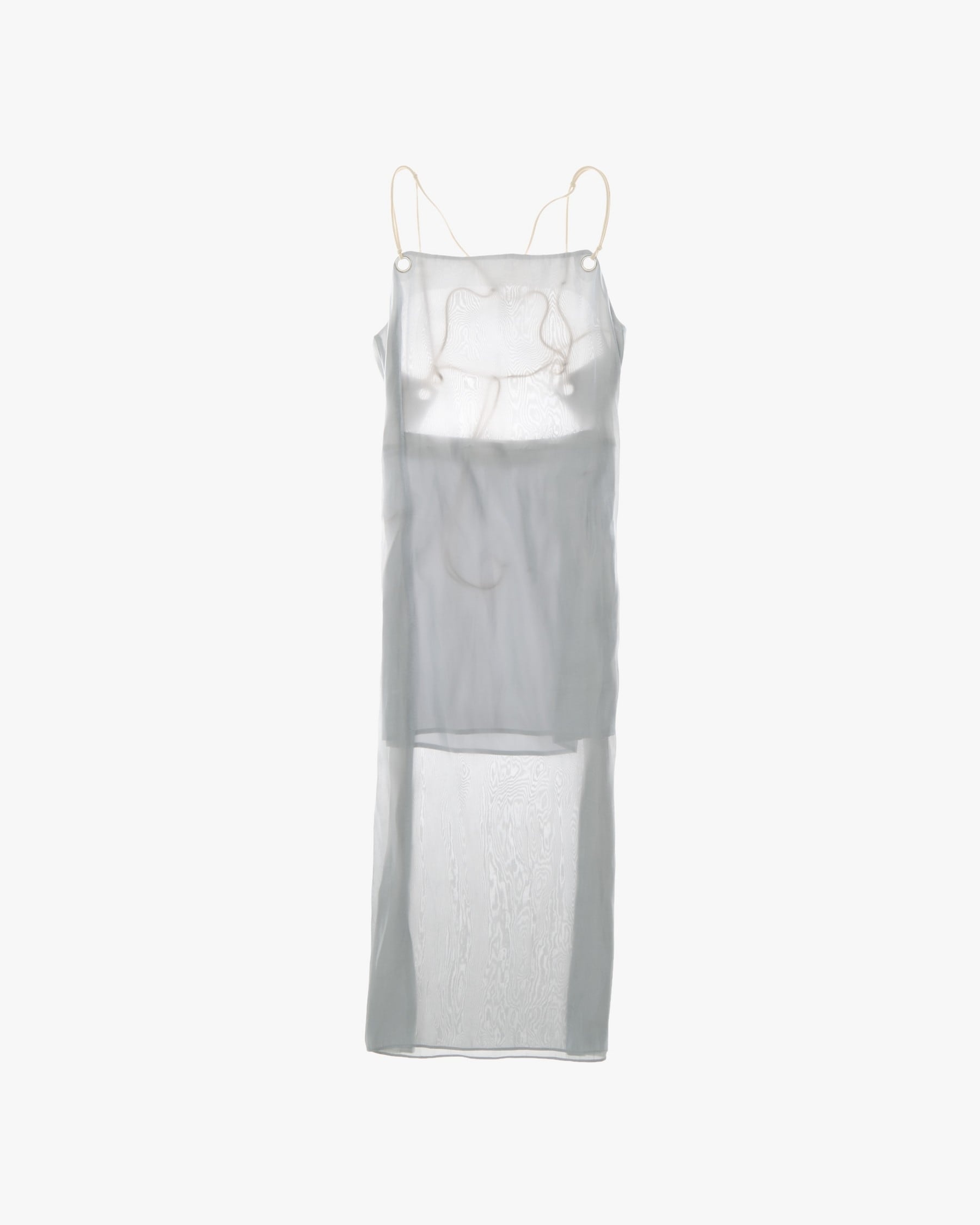 KNOTTED SLIP DRESS - 1