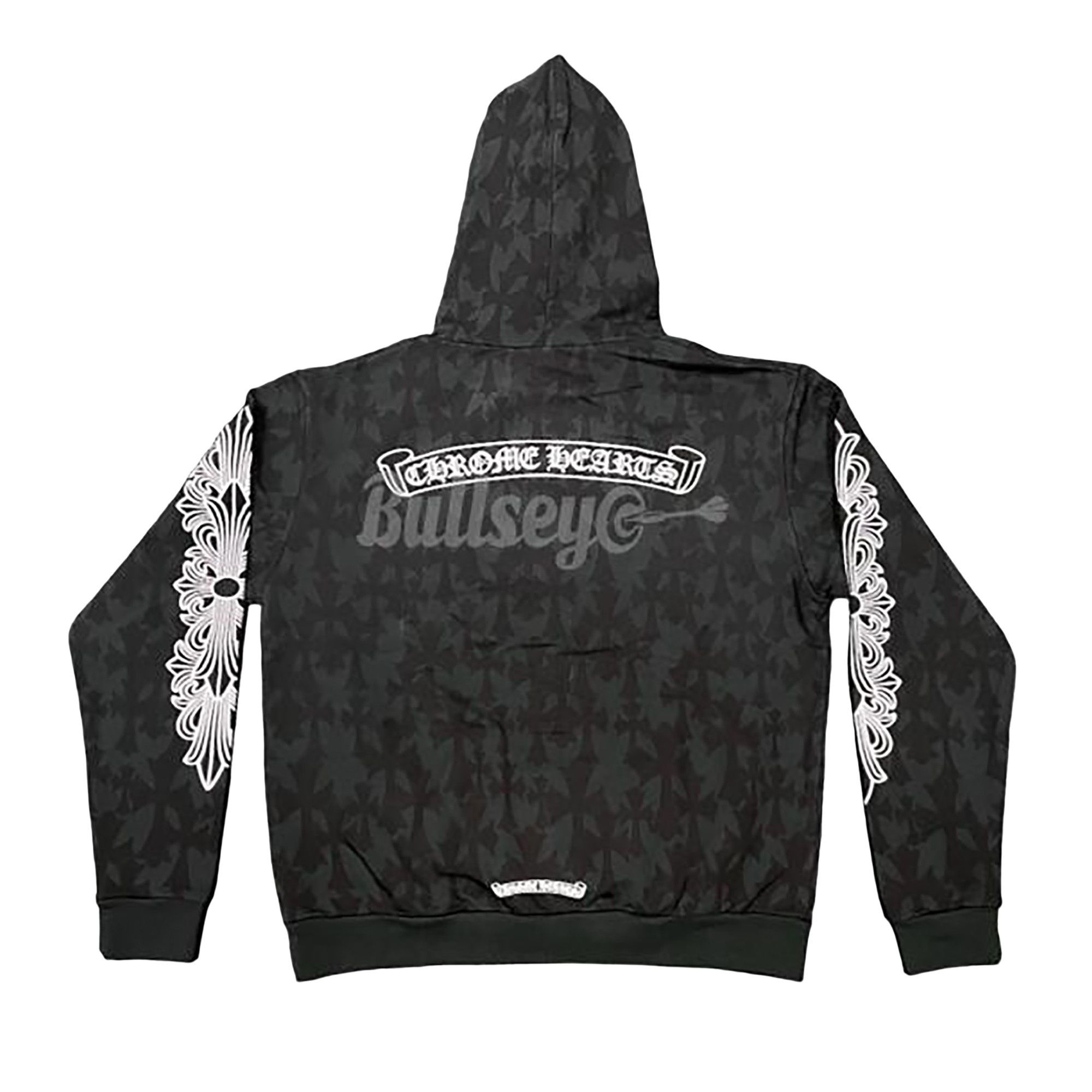 Chrome Hearts Cemetery Print Hoodie 'Black' - 2