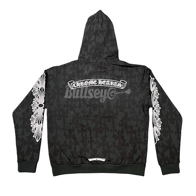 Chrome Hearts Chrome Hearts Cemetery Print Hoodie 'Black' outlook