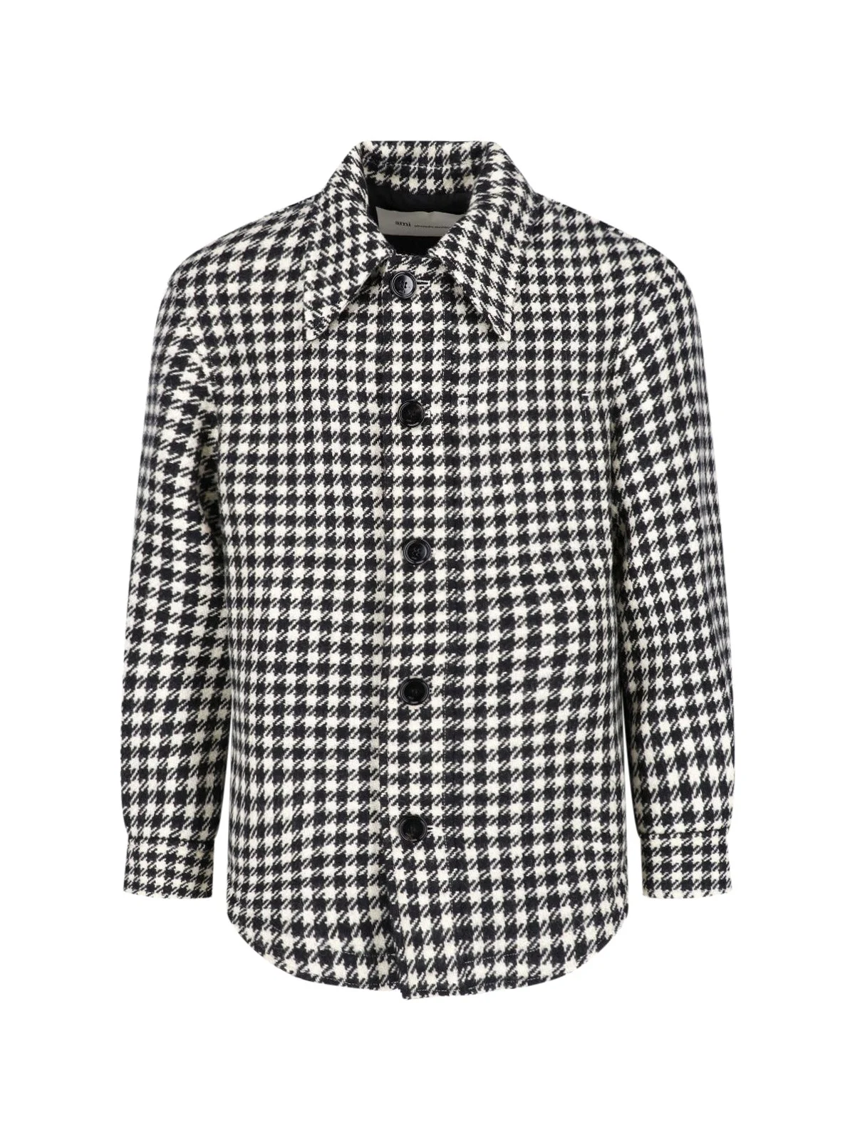 VIRGIN WOOL CHECKED JACKET - 1