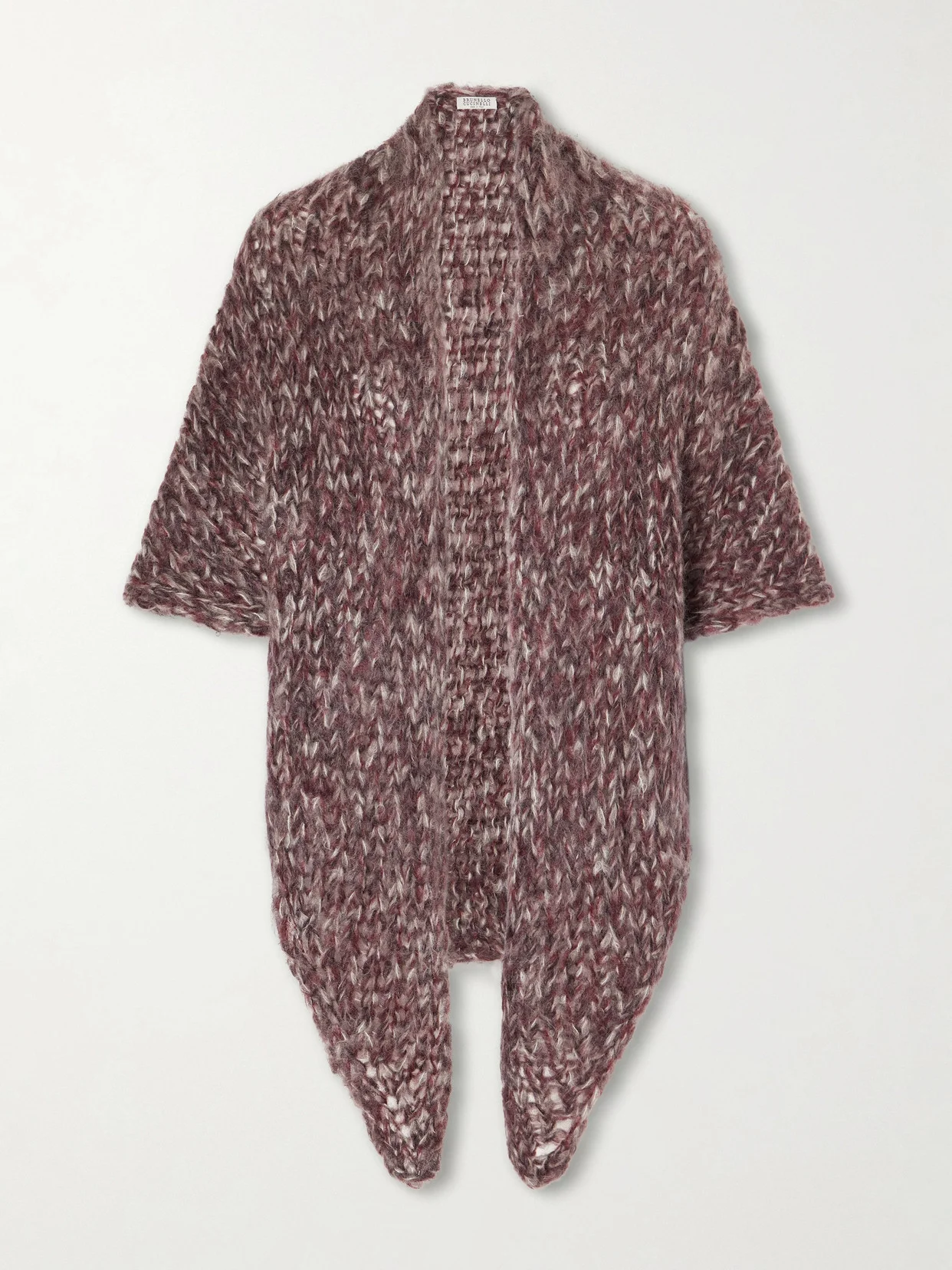Mohair-blend Poncho - 1