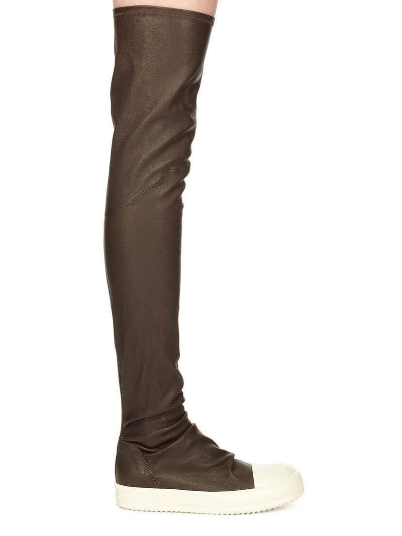 Brown Stocking Boots 1