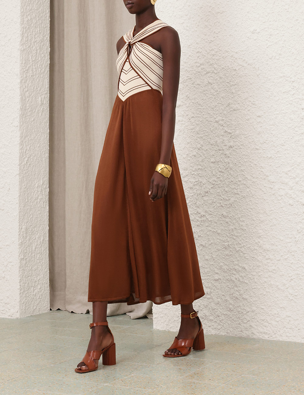 HYPNOTIC HALTER DRESS - 3