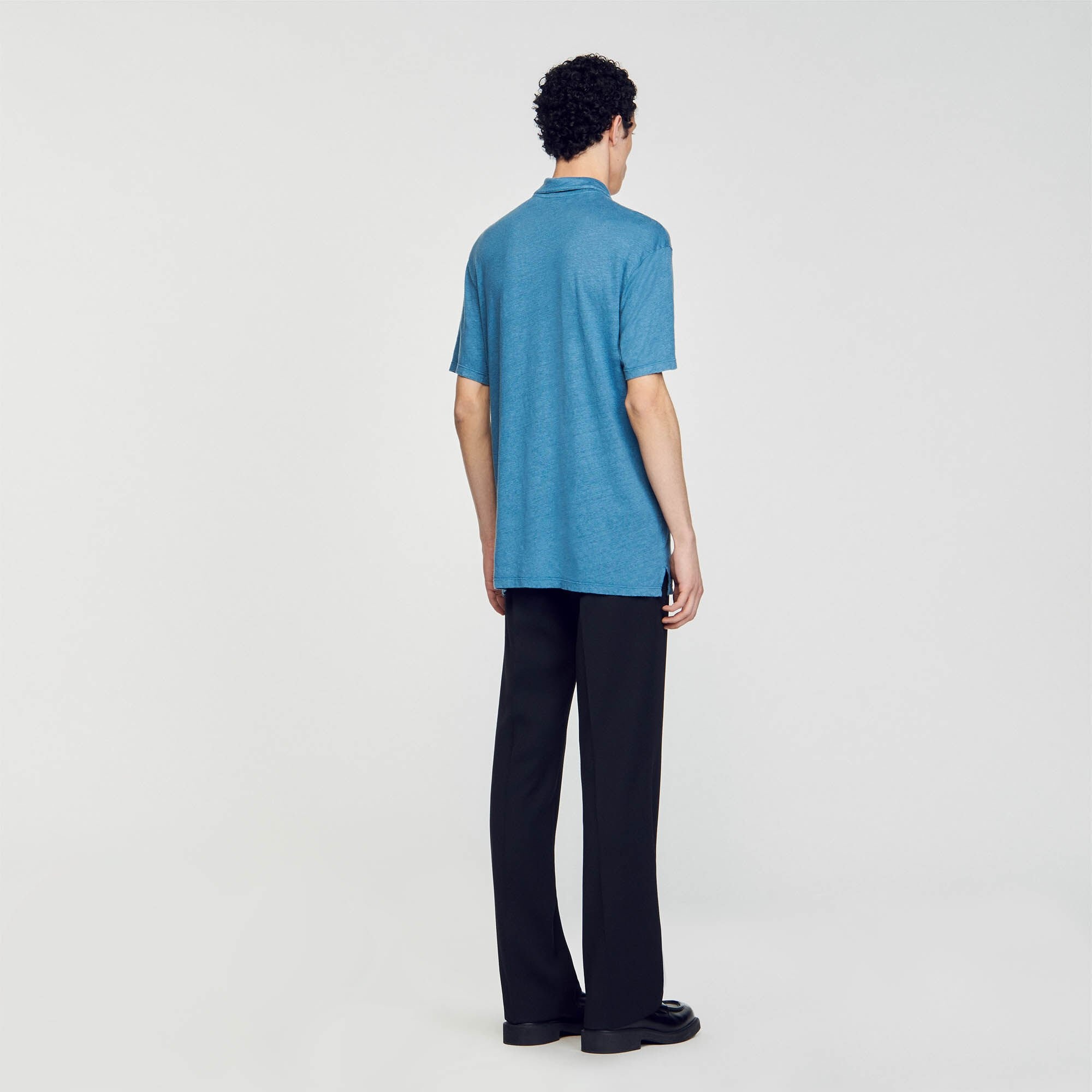 LINEN POLO SHIRT - 6