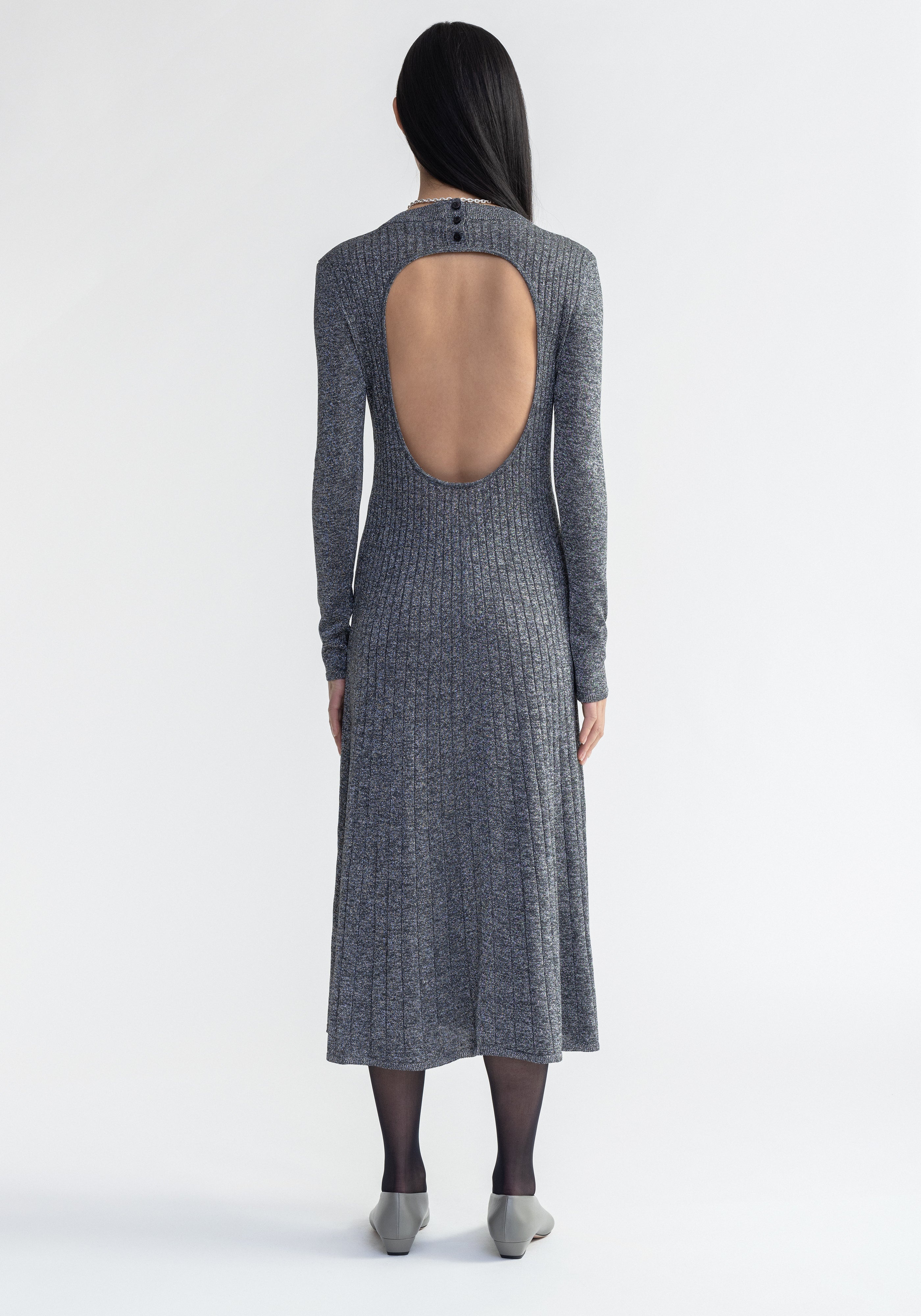 PAVLOVA
Sparkly ribbed midi dress - 4