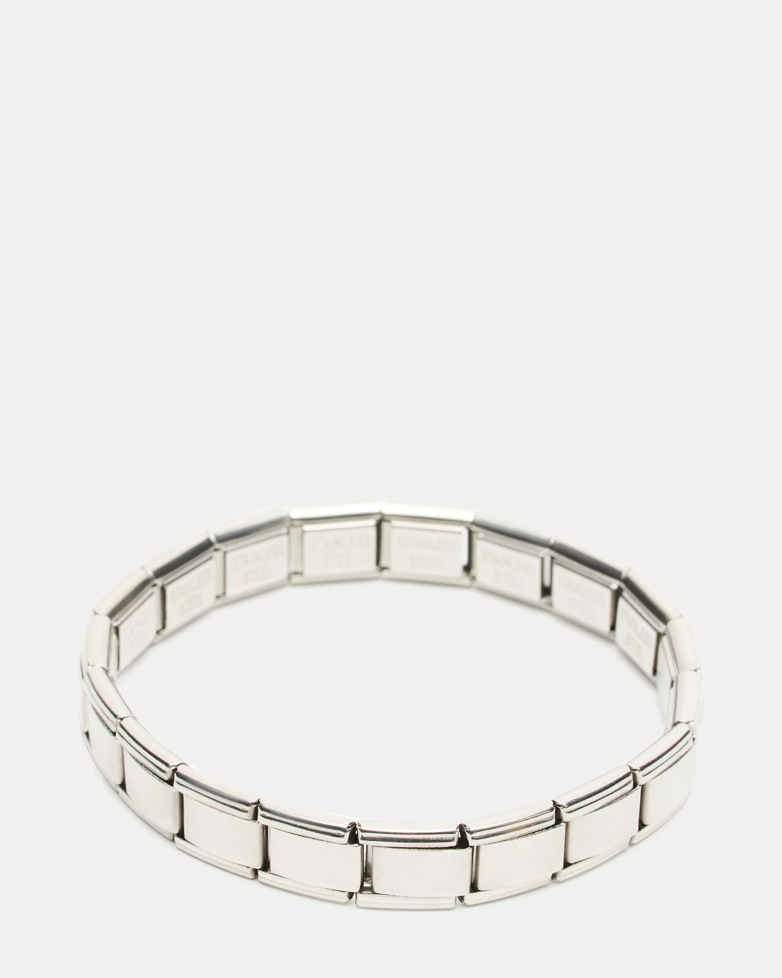LINK STRETCH BRACELET SILVER - 1