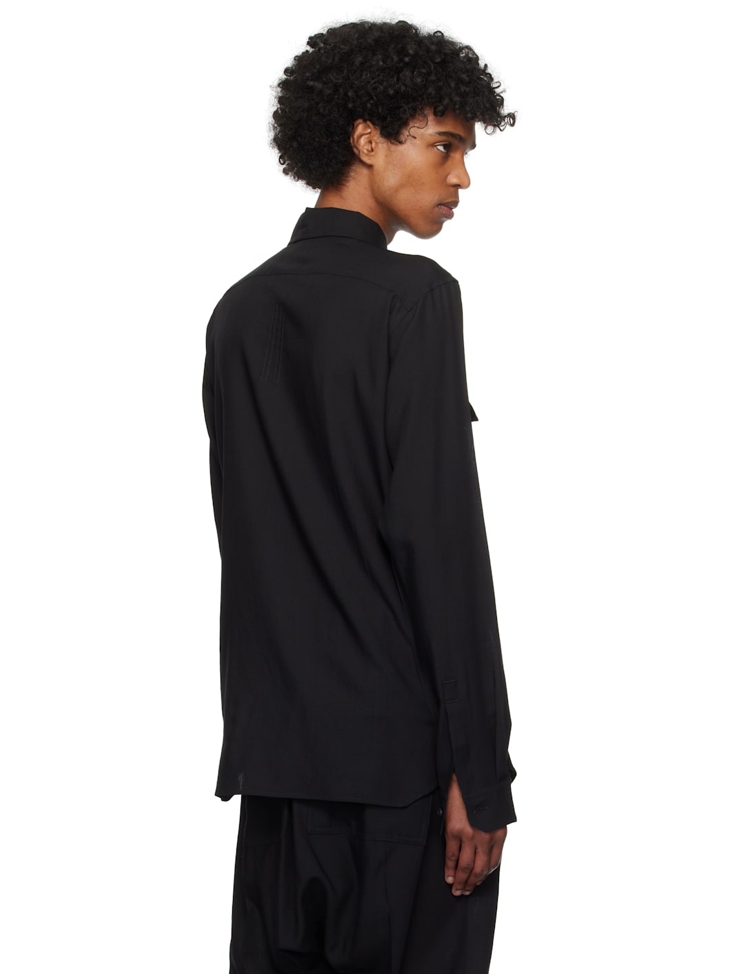 Black Hollywood Work Shirt - 3