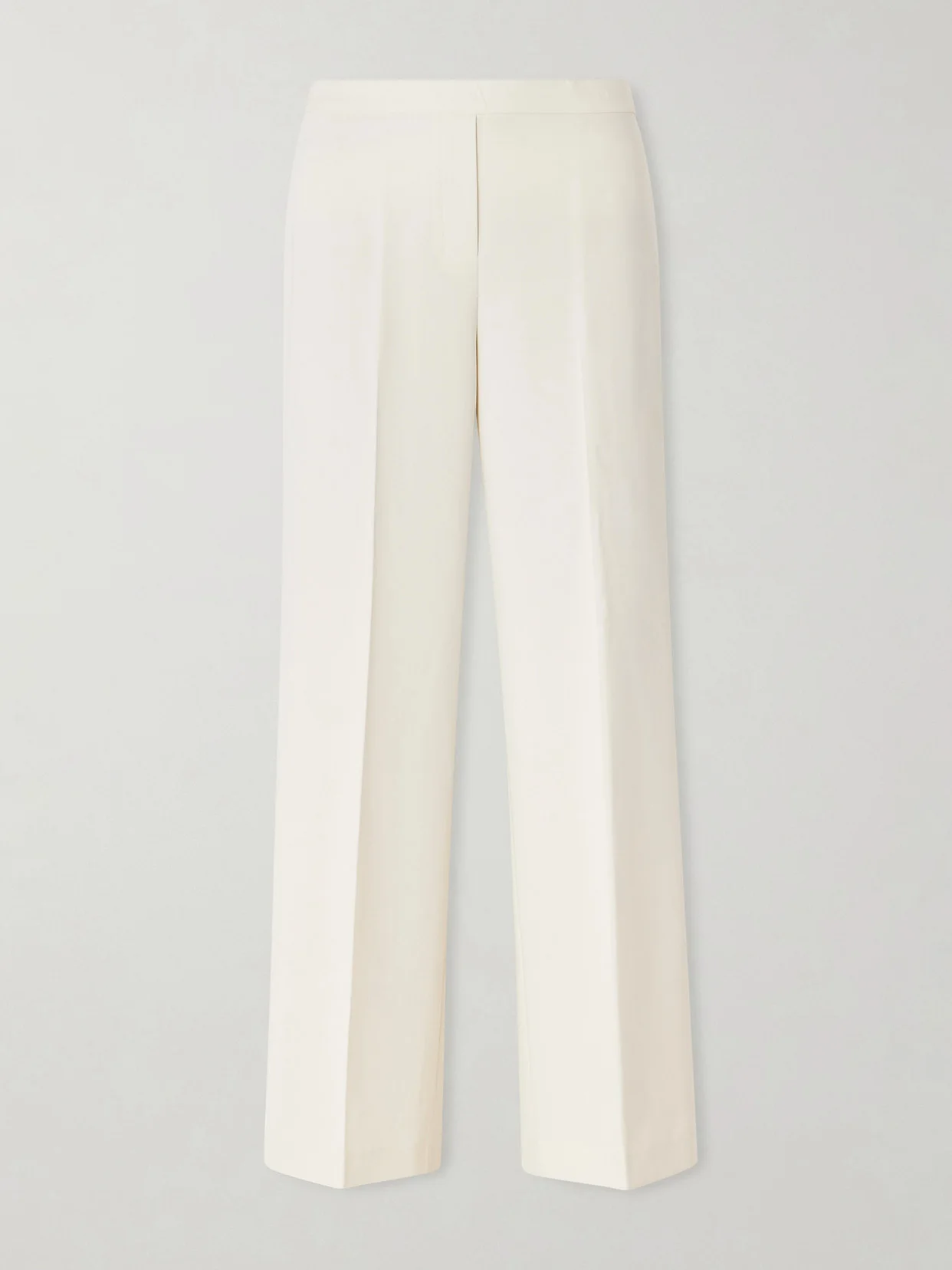 Crepe Straight-leg Pants - 1