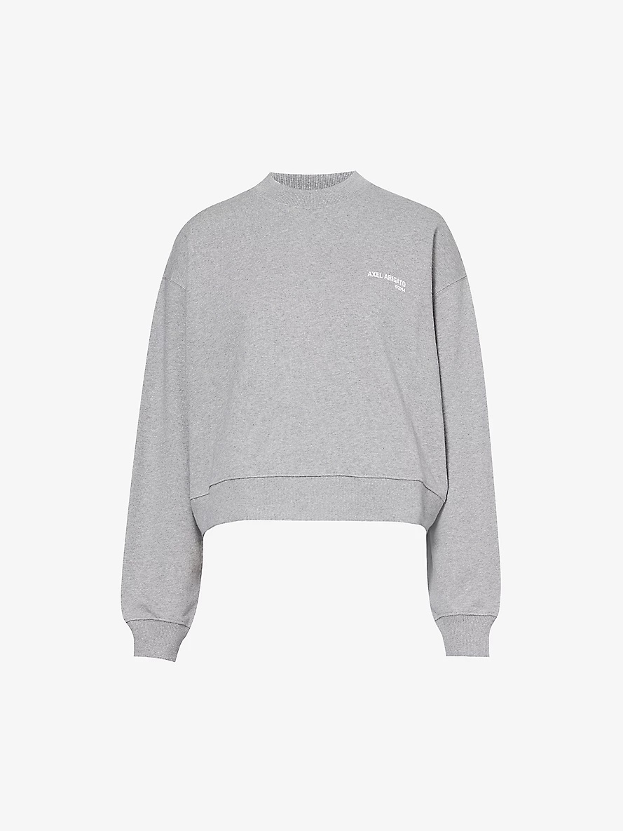 Legacy logo-embroidered cotton-jersey sweatshirt - 1