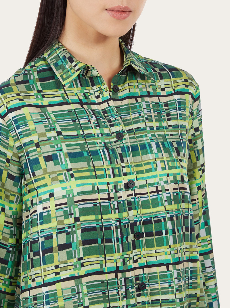 Long sleeved check shirt 4