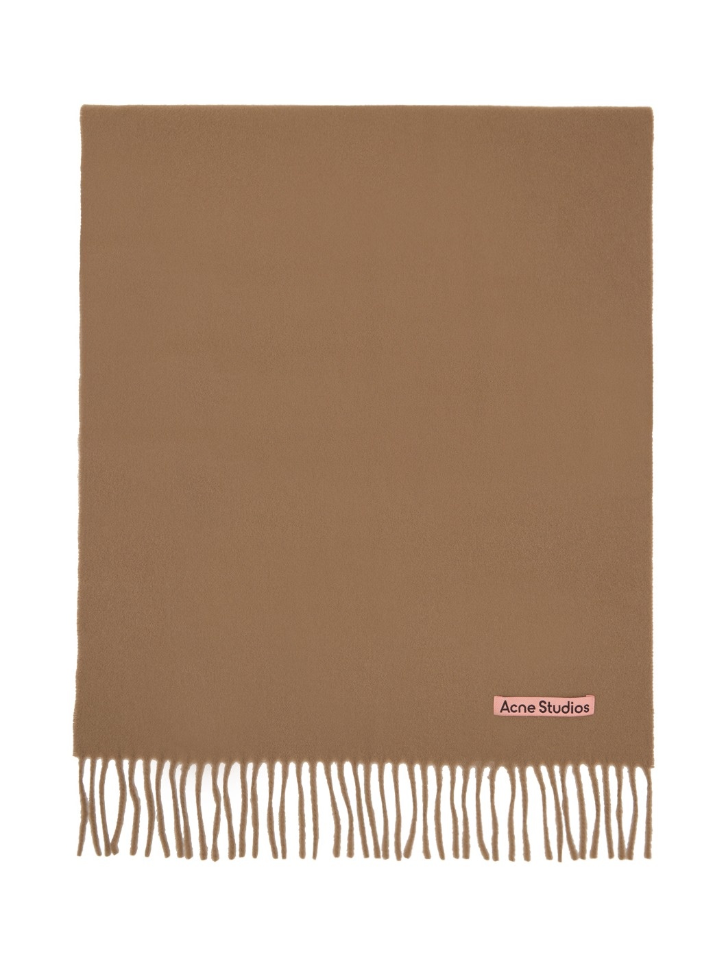 Brown Fringe Scarf - 1