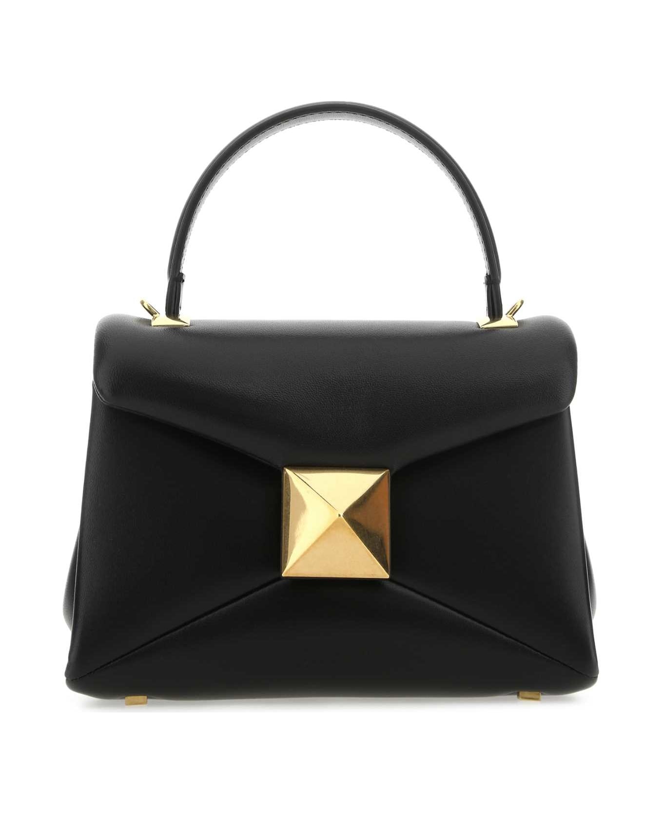 Black Nappa Leather Mini One Stud Handbag - 1