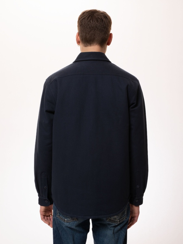 Glenn Padded Shirt Navy - 5