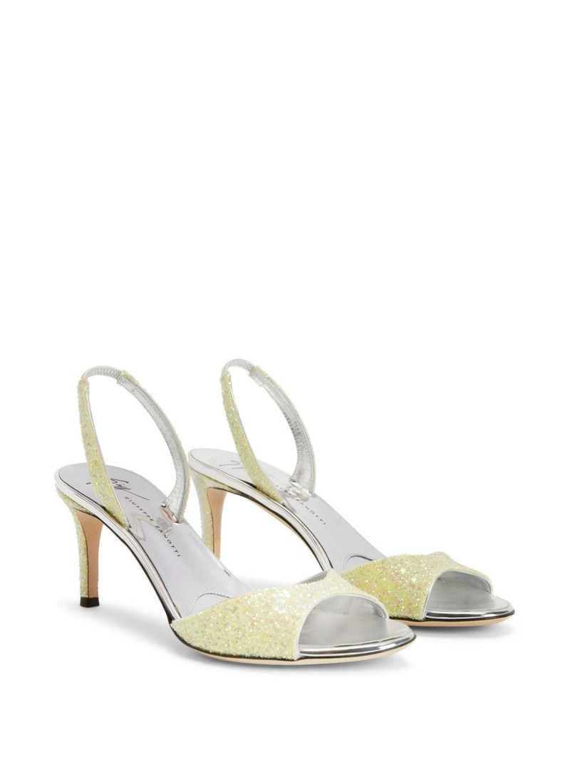 Giuseppe Zanotti Lilibeth 70mm glitter sandals outlook